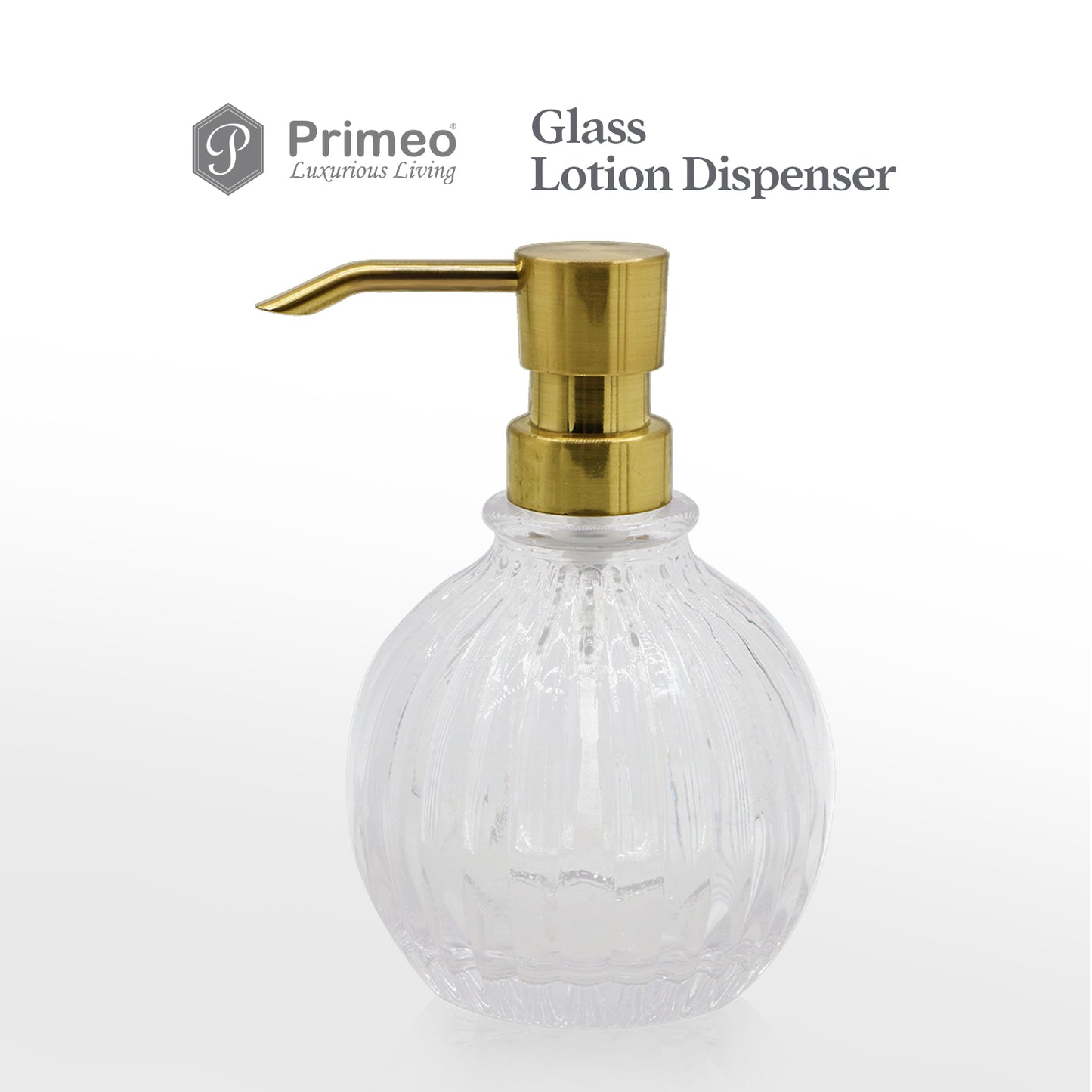 PRIMEO Glass Lotion Dispenser 10x15cm