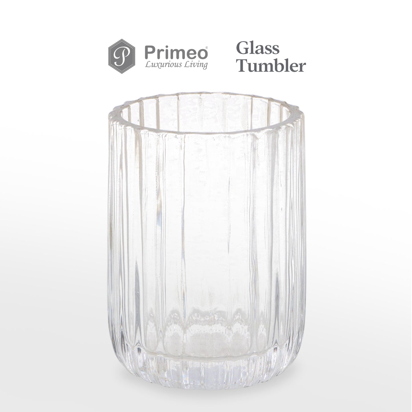 PRIMEO Glass Tumbler 7.7x10cm