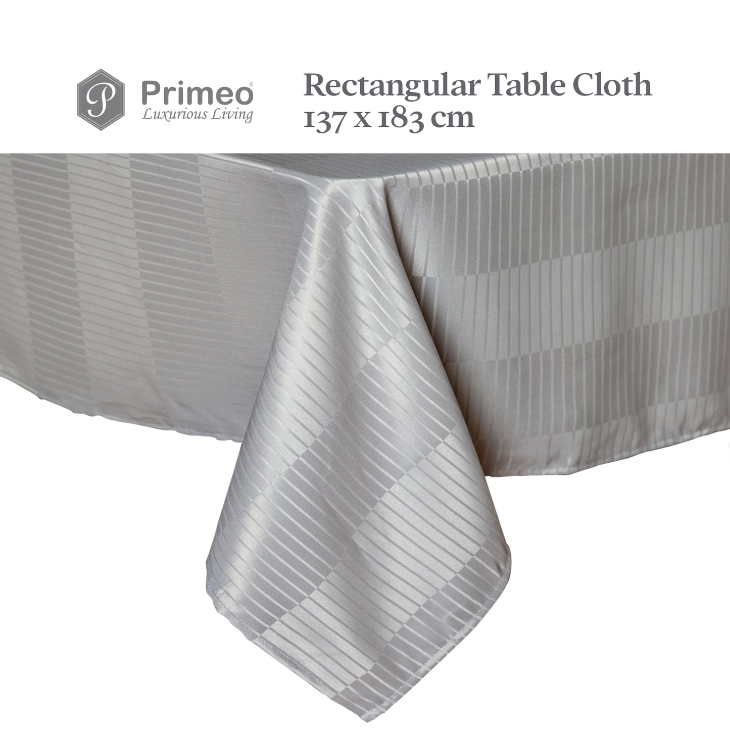 PRIMEO Premium Jacquard Rectangular Table Cloth