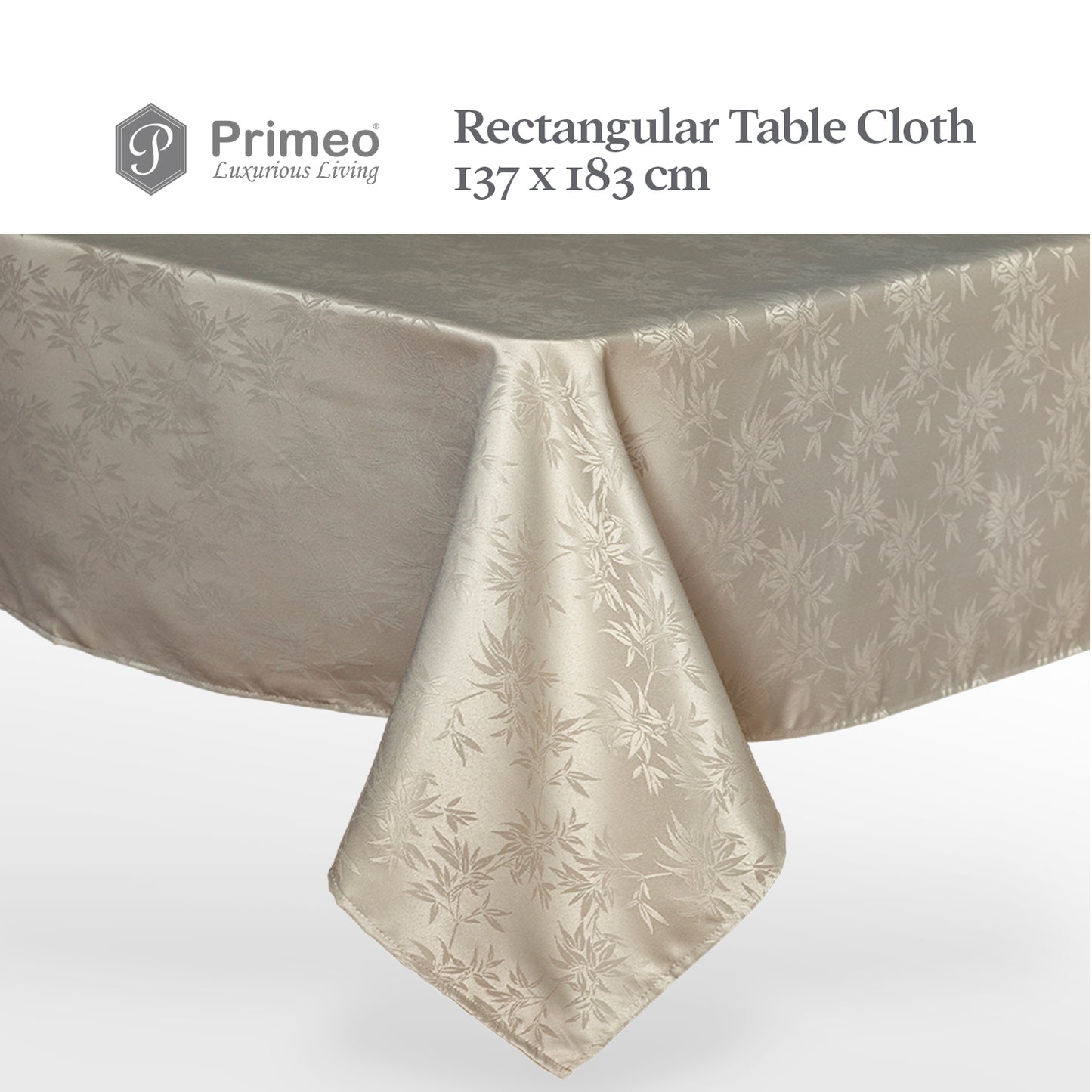 PRIMEO Premium Jacquard Rectangular Table Cloth