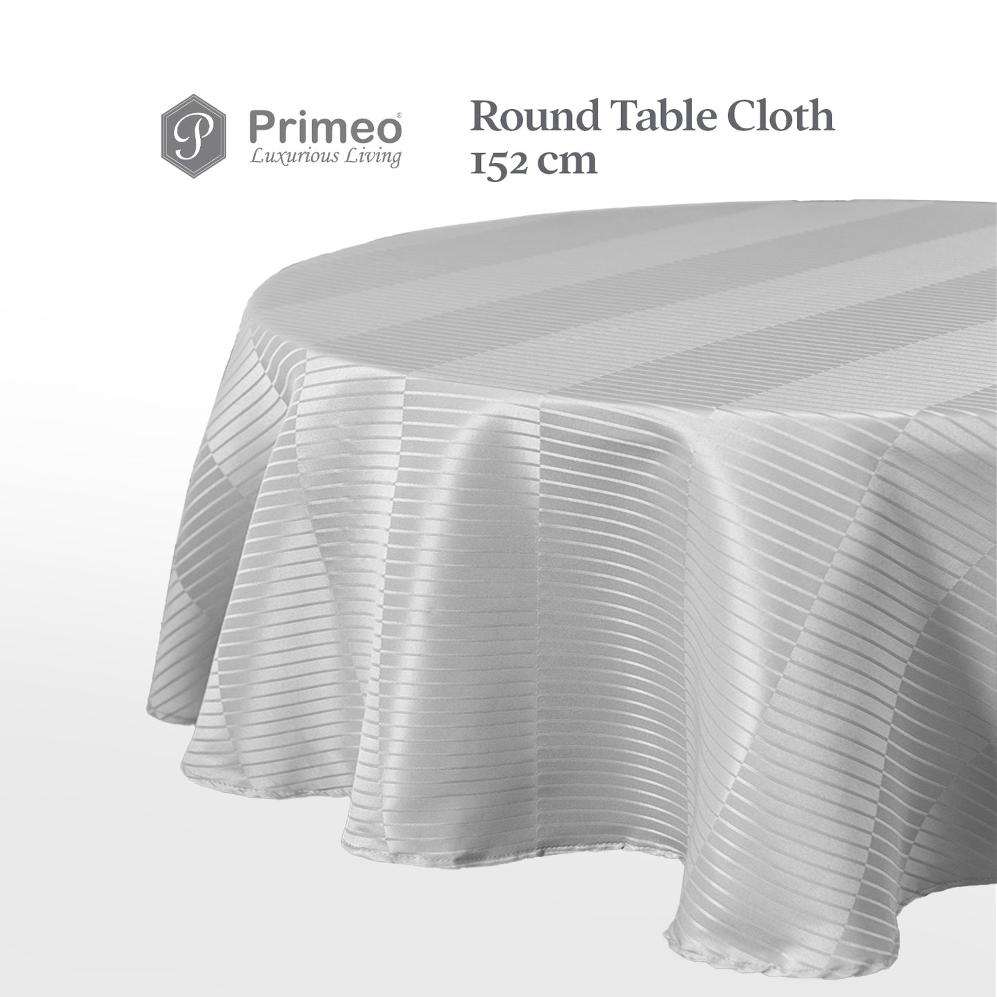 PRIMEO Premium Jacquard Round Table Cloth