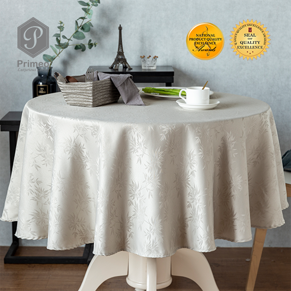 PRIMEO Premium Jacquard Round Table Cloth