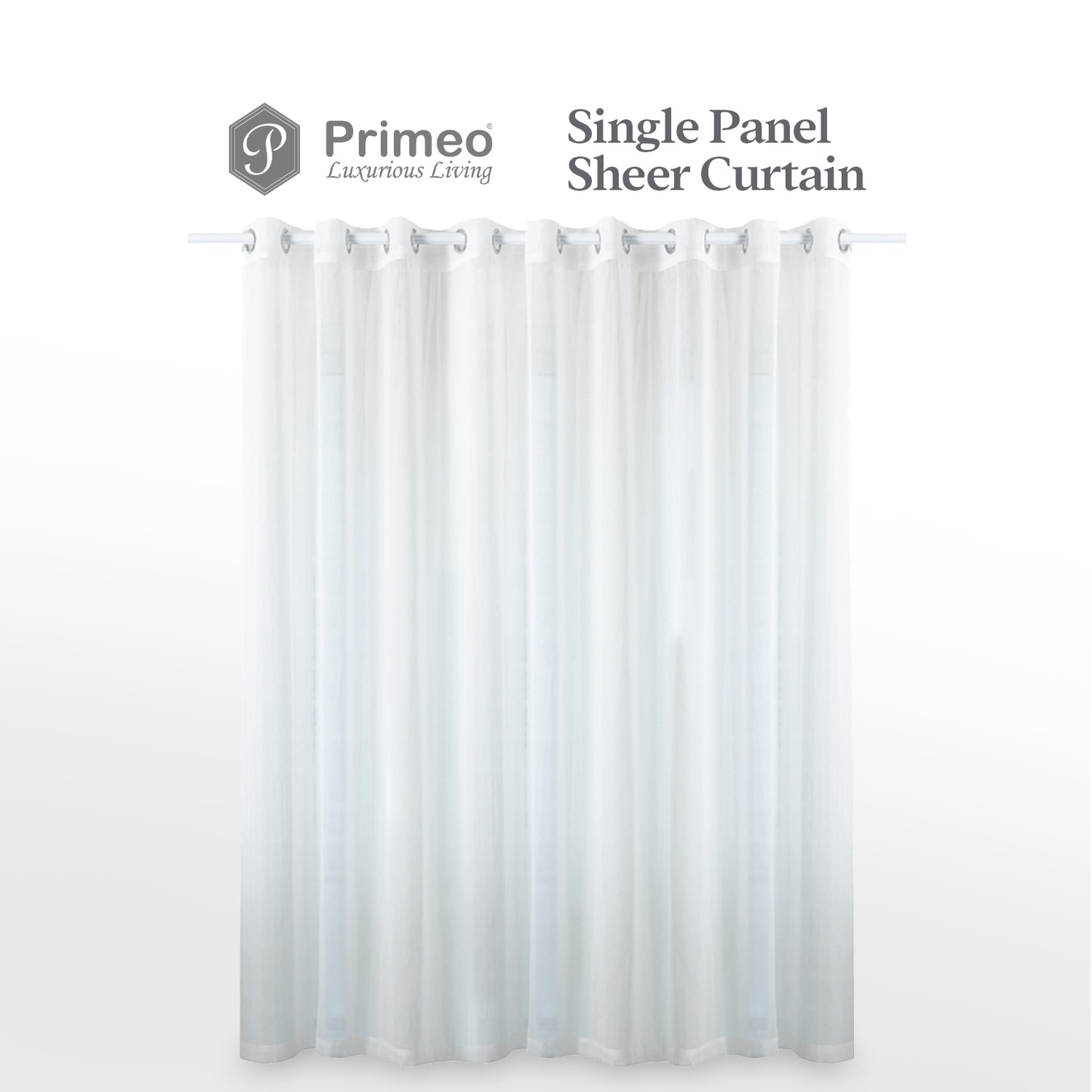 PRIMEO Window Curtain 140x213 cm Polyester