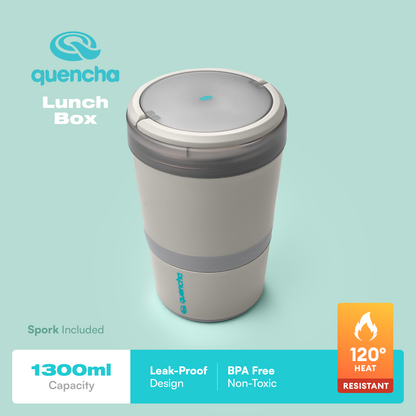 QUENCHA 1300ml  2-Layer Stainless Steel Insulated Lunch Box