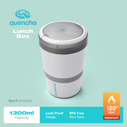 QUENCHA 1300ml  2-Layer Stainless Steel Insulated Lunch Box