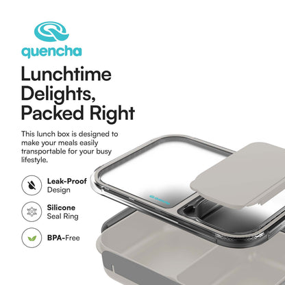 QUENCHA 1200ml Leak-proof Lunch Box