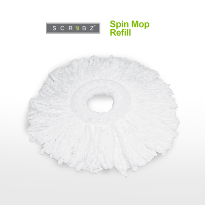 SCRUBZ Premium Microfiber Spin Mop / Head Refill