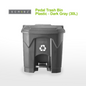 SCRUBZ Pedal Trash Bin Plastic 100L | 80L | 50L | 30L