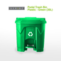 SCRUBZ Pedal Trash Bin Plastic 100L | 80L | 50L | 30L