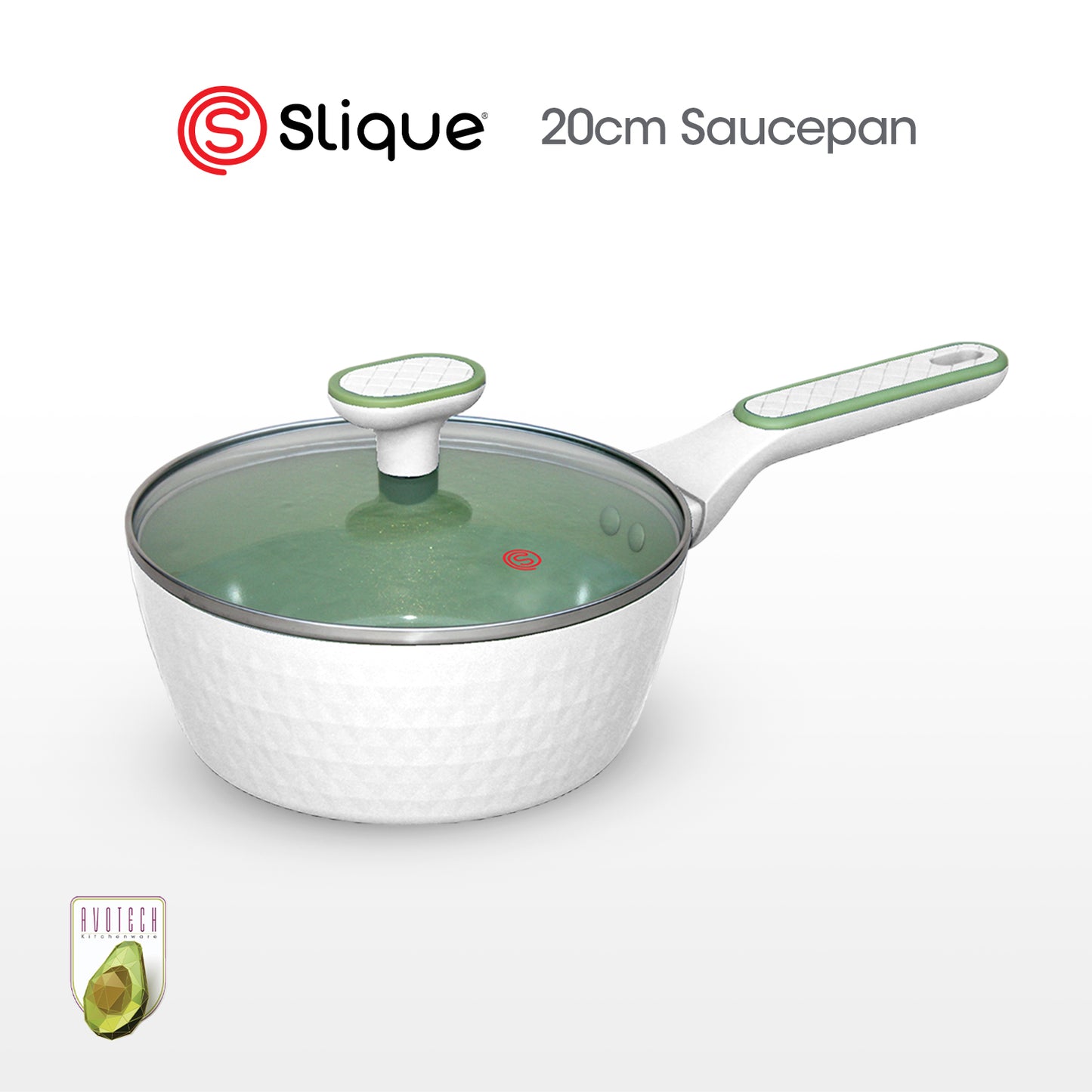 SLIQUE PREMIUM Ceramic Saucepan 20cm Avotech Collection