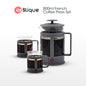 SLIQUE Coffee Press + 2pcs Mug Set