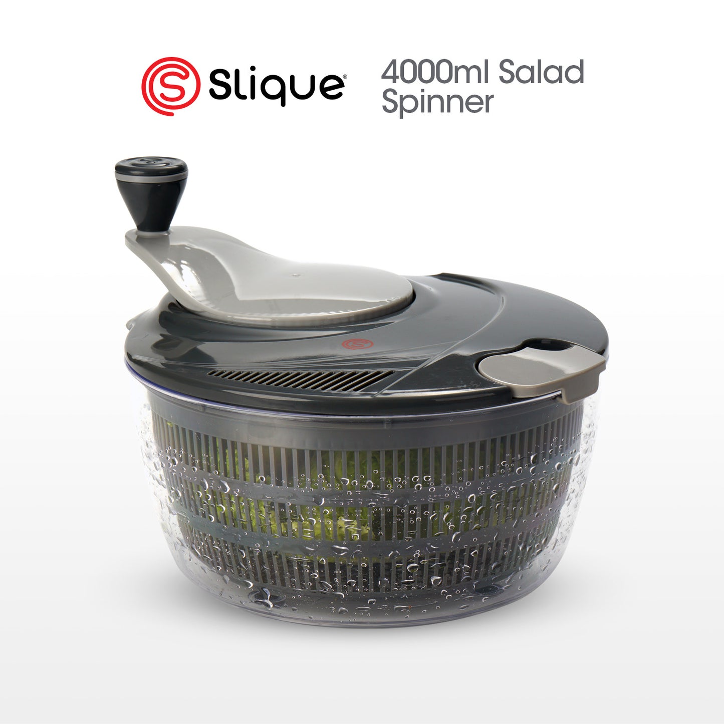 SLIQUE Premium Anti-Slip Base Salad Spinner 4000ml | 4L