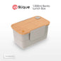 SLIQUE Lunch box w/ PP Spork Included | Compartment 1200ml BPA Free