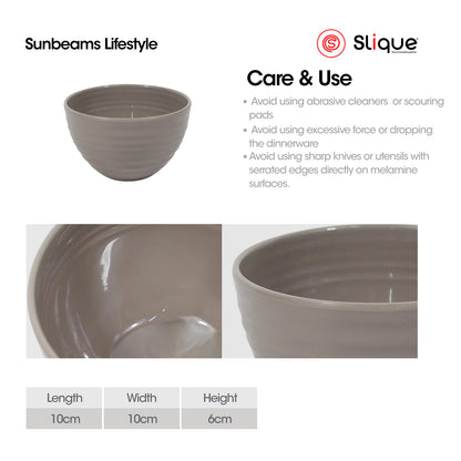 SLIQUE Premium Melamine Dinner Plate, Serving Plate, Dessert Plate, Bowl, Serving Bowl, Deep Bowl, Sauce Dish, Tumbler, Rice Spoon, Soup Ladle - Persona Collection