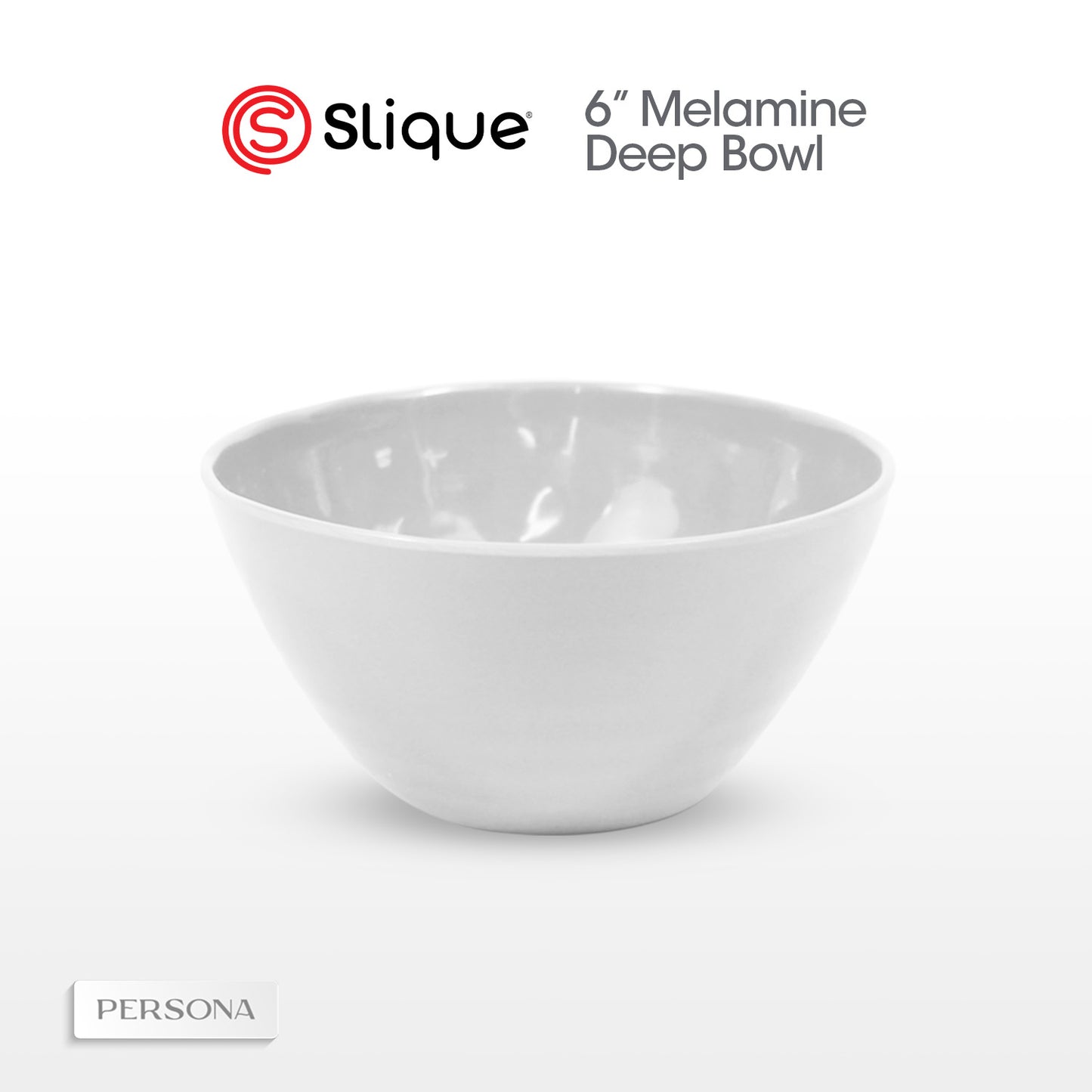 SLIQUE Premium Melamine Dinner Plate, Serving Plate, Dessert Plate, Bowl, Serving Bowl, Deep Bowl, Sauce Dish, Tumbler, Rice Spoon, Soup Ladle - Persona Collection