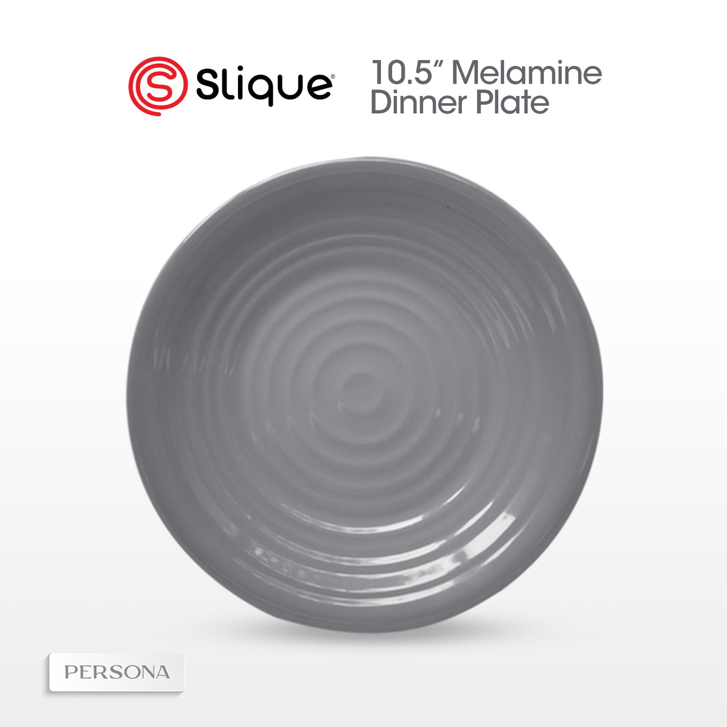 SLIQUE Premium Melamine Dinner Plate, Serving Plate, Dessert Plate, Bowl, Serving Bowl, Deep Bowl, Sauce Dish, Tumbler, Rice Spoon, Soup Ladle - Persona Collection