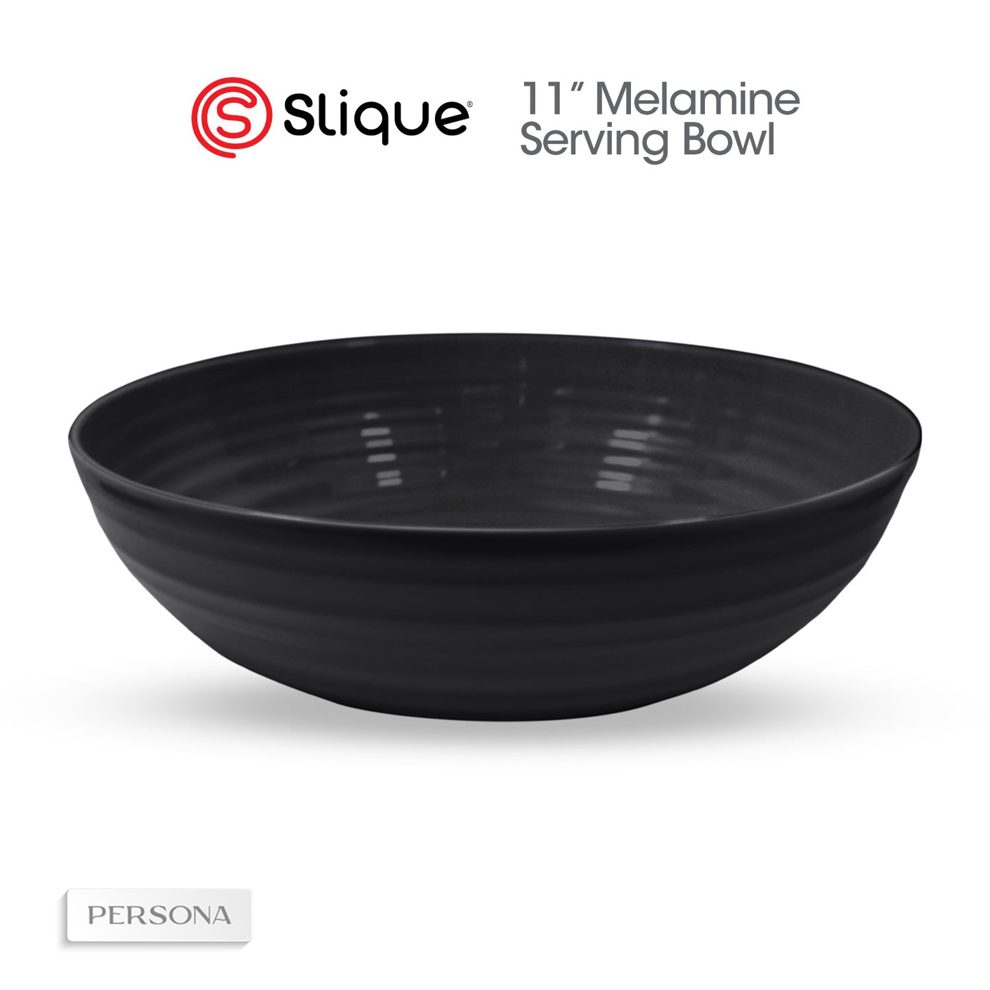 SLIQUE Premium Melamine Dinner Plate, Serving Plate, Dessert Plate, Bowl, Serving Bowl, Deep Bowl, Sauce Dish, Tumbler, Rice Spoon, Soup Ladle - Persona Collection