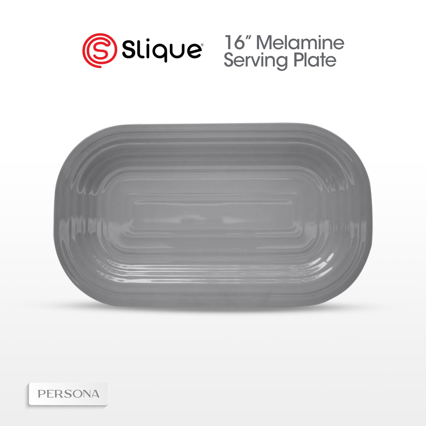 SLIQUE Premium Melamine Dinner Plate, Serving Plate, Dessert Plate, Bowl, Serving Bowl, Deep Bowl, Sauce Dish, Tumbler, Rice Spoon, Soup Ladle - Persona Collection