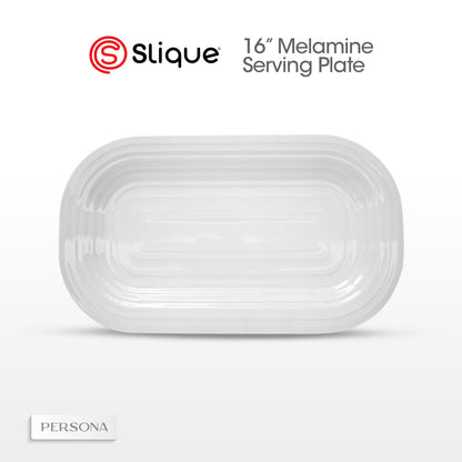 SLIQUE Premium Melamine Dinner Plate, Serving Plate, Dessert Plate, Bowl, Serving Bowl, Deep Bowl, Sauce Dish, Tumbler, Rice Spoon, Soup Ladle - Persona Collection