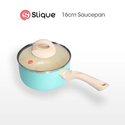 SLIQUE Premium Ceramic Sauce Pan 16cm/18cm