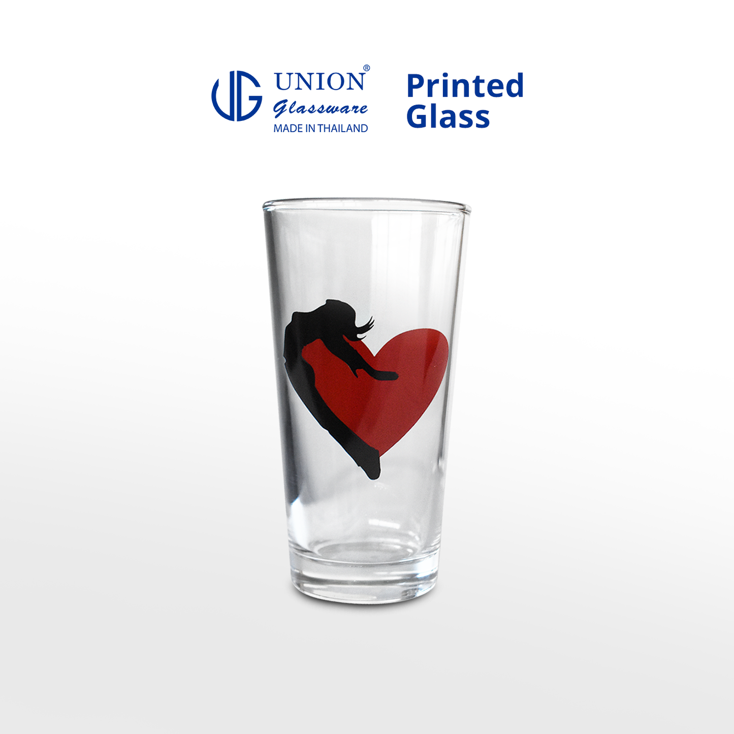 UNION GLASS Thailand Premium Printed Glass Limited Edition Design Water, Juice, Soda Glass 285ml | 9.6oz