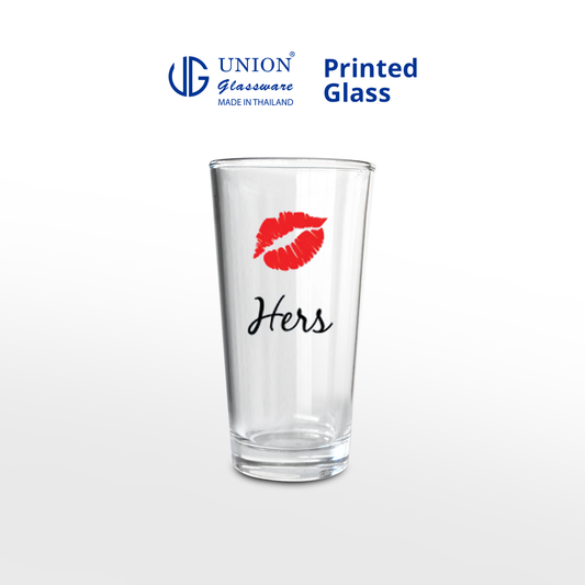 UNION GLASS Thailand Premium Printed Glass Limited Edition Design Water, Juice, Soda Glass 285ml | 9.6oz