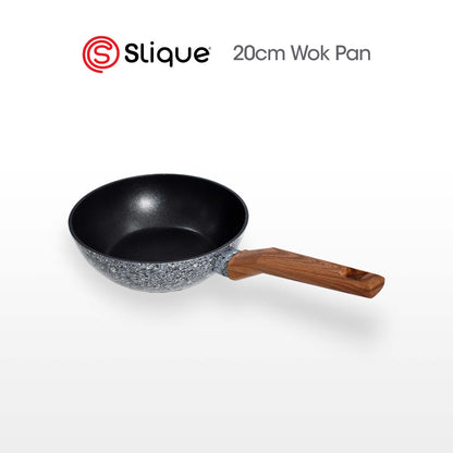 SLIQUE Premium Granite Wok Pan 20/24/28cm