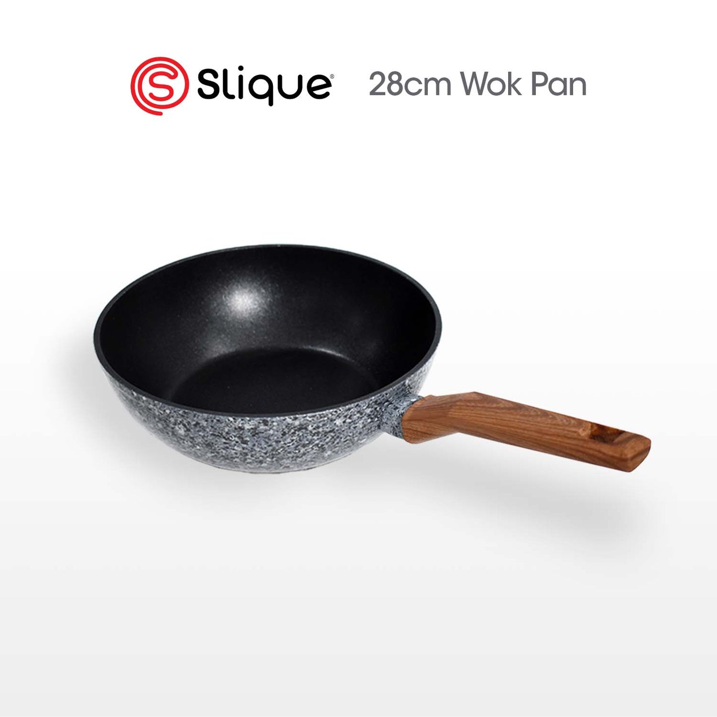 SLIQUE Premium Granite Wok Pan 20/24/28cm