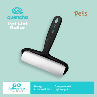 Quencha 60-Sheet Pet Hair Remover Roller