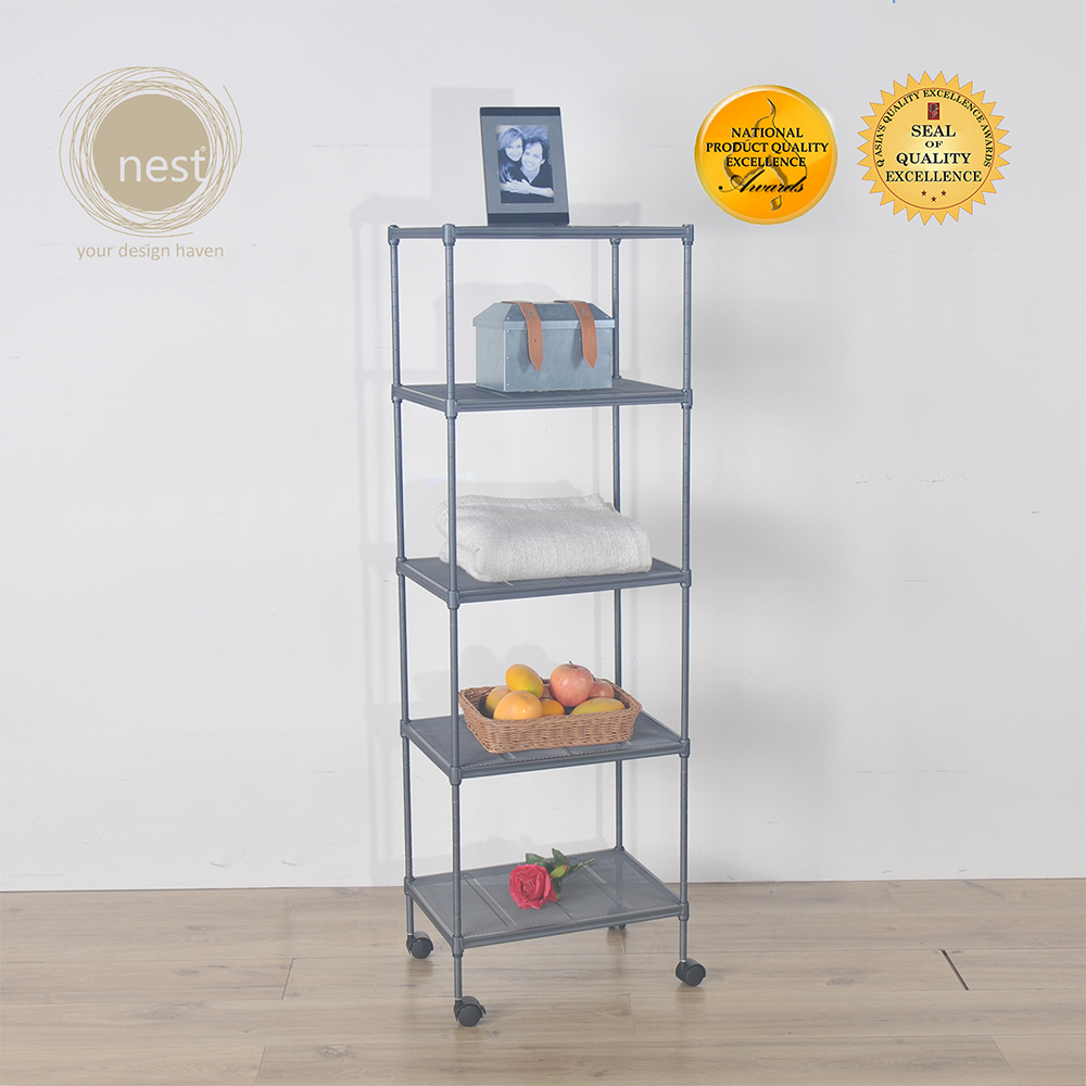 NEST DESIGN LAB Premium 5L Shelf Kitchen Organizer