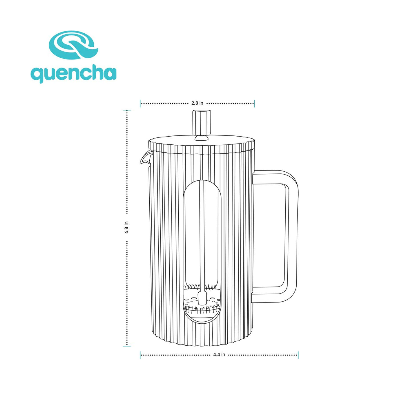 Quencha 350ml French Coffee Press