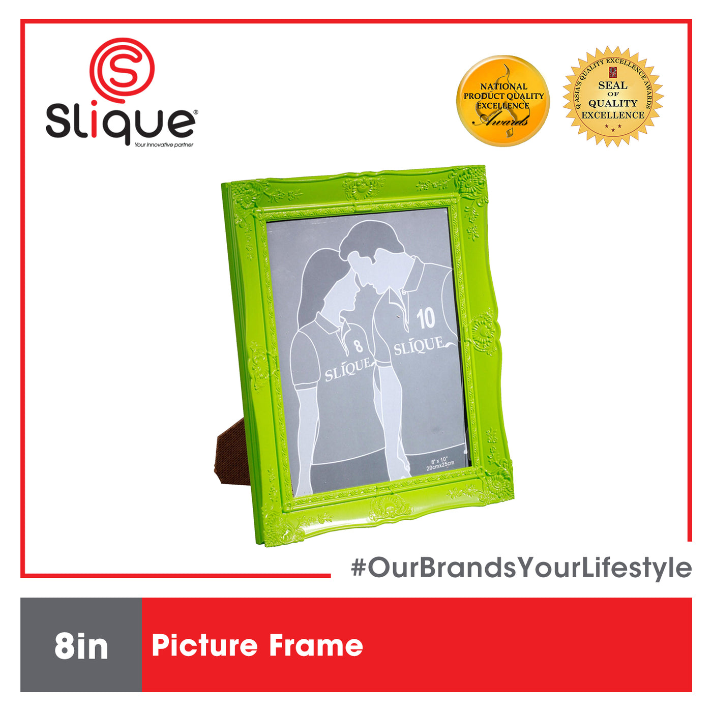 SLIQUE Premium  Picture Frame 8x10 inches Photo Display Picture Holder