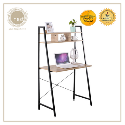 NEST DESIGN LAB 2 tier Working Desk w/ Shelf