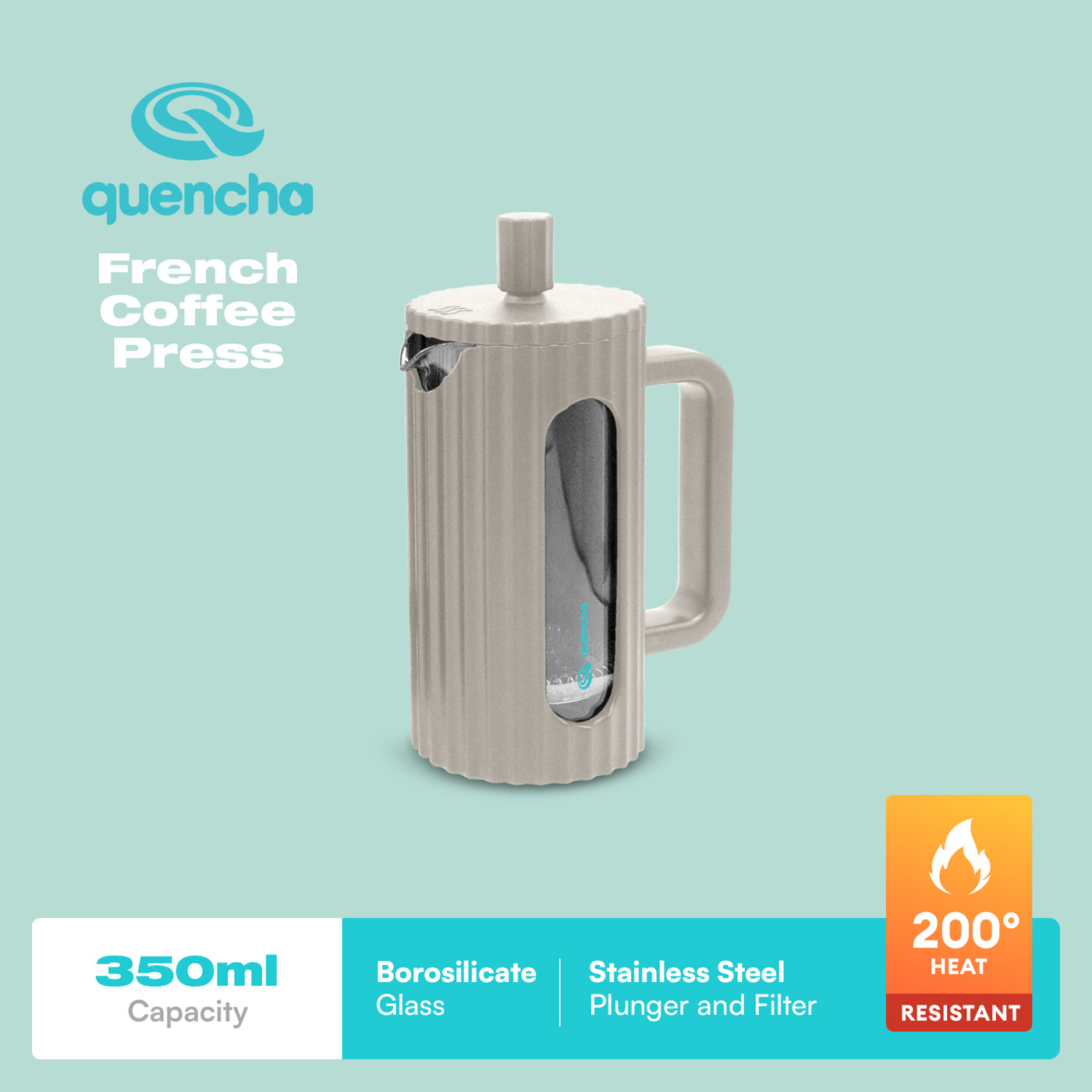 Quencha 350ml French Coffee Press