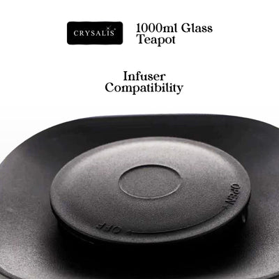 1000ml / 33.8oz CRYSALIS Glass Teapot