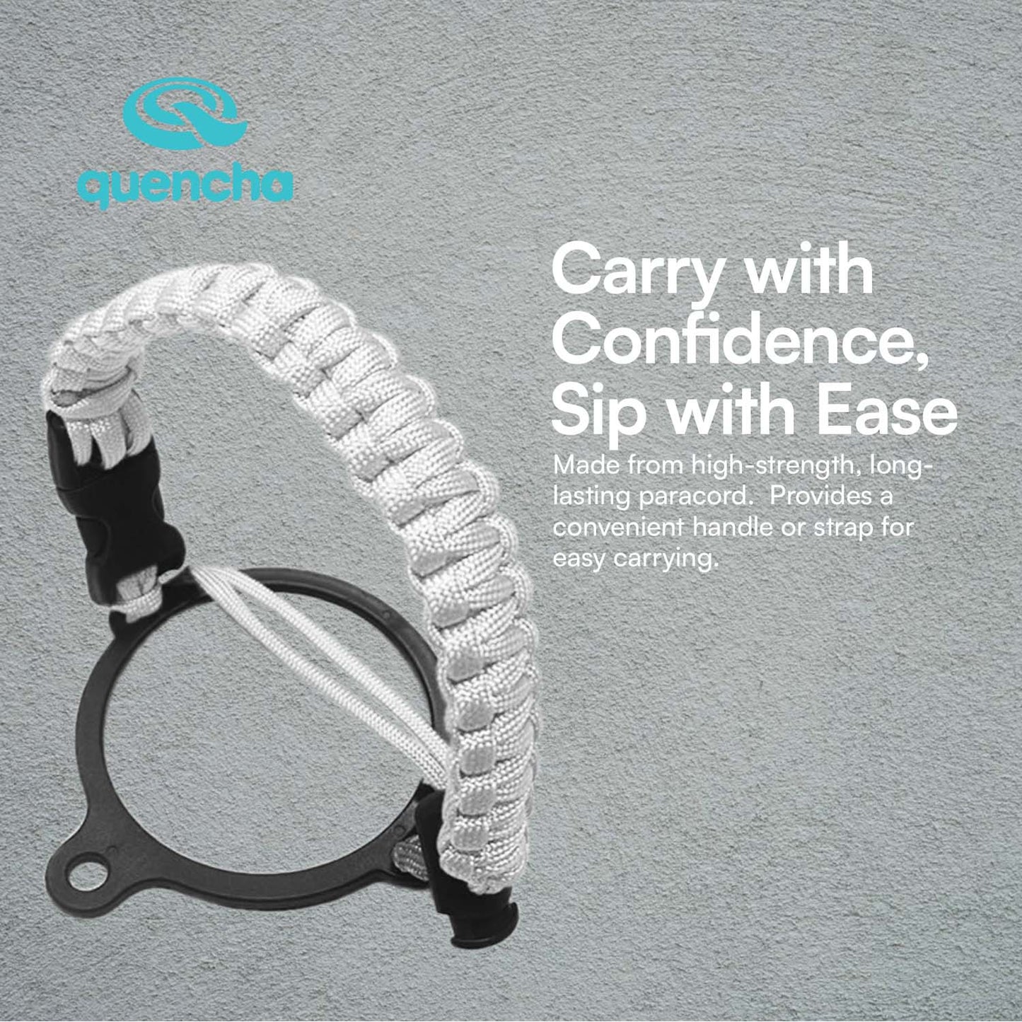 Quencha Paracord Handle for 18oz & 37oz Tumblers