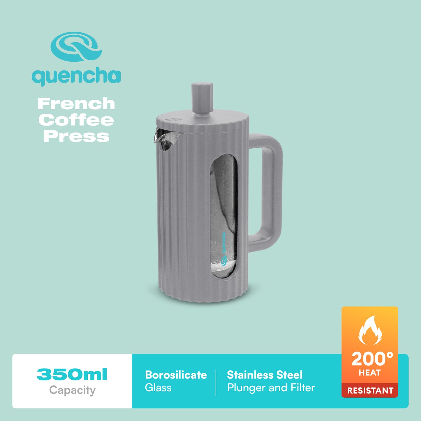 Quencha 350ml French Coffee Press