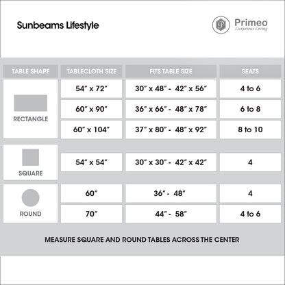 PRIMEO Premium Table Cloth Jacquard