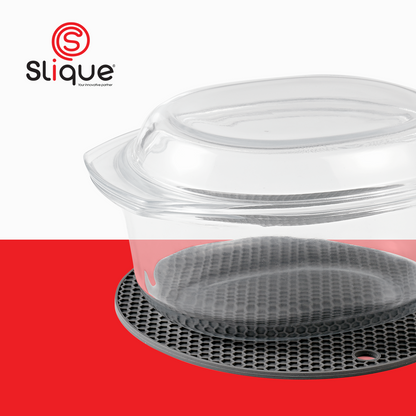 SLIQUE Premium Borosilicate Oval Glass Baking Dish 1000ml