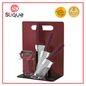 SLIQUE Premium Stainless Steel Kitchen Knife Block w/ Peeler Cutting Board Set of 6 (Red)