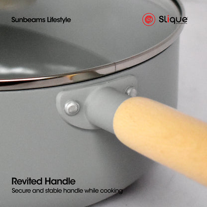 SLIQUE Premium Sauce Pan 18cm/20cm Minimal Collection