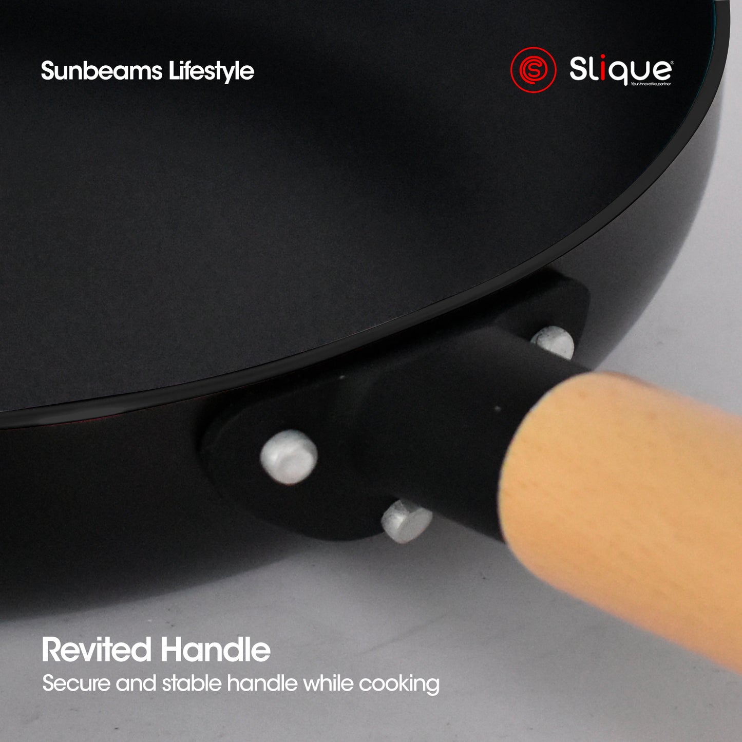 SLIQUE Premium Fry Pan 20/22/24/26/28cm Minimal Collection