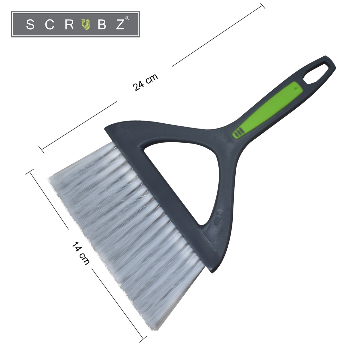 SCRUBZ Premium Dustpan with Brush