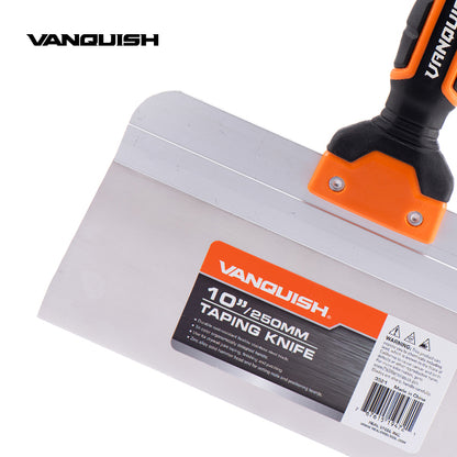 VANQUISH Premium Taping Knife, Flexible Blade 10inch | 250mm