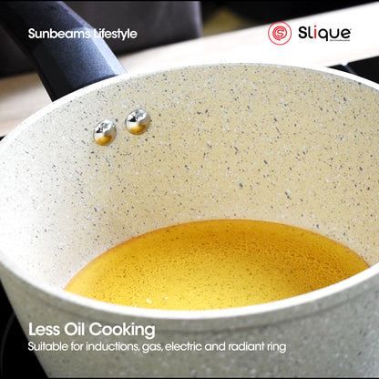 SLIQUE Premium Forged Sauce Pan 16cm/18cm