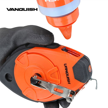 VANQUISH Premium High Speed ABS Refillable Chalk Line Reel