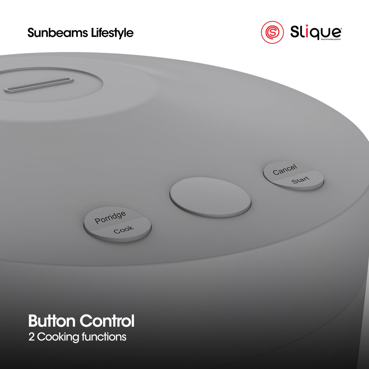 SLIQUE Rice Cooker Perfect for Home and Kitchen Dining