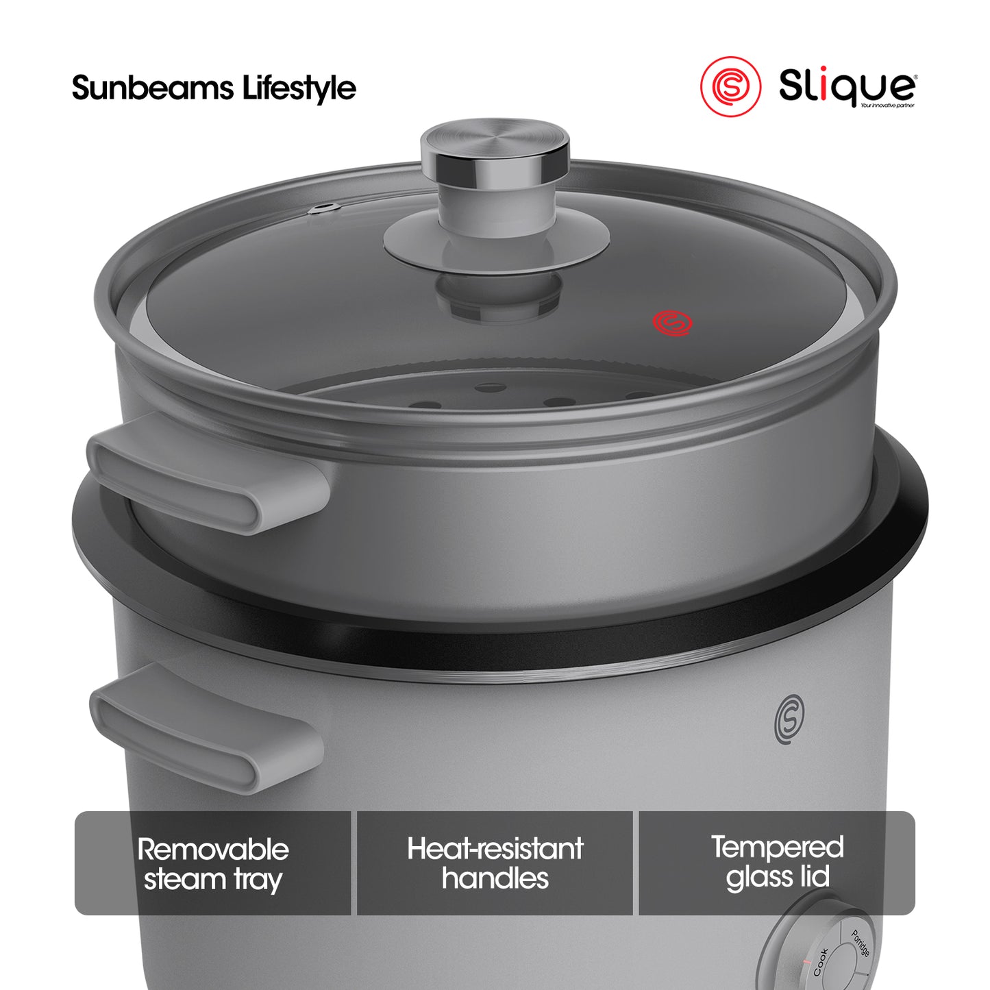 SLIQUE Rice Cooker Perfect for Home and Kitchen Dining