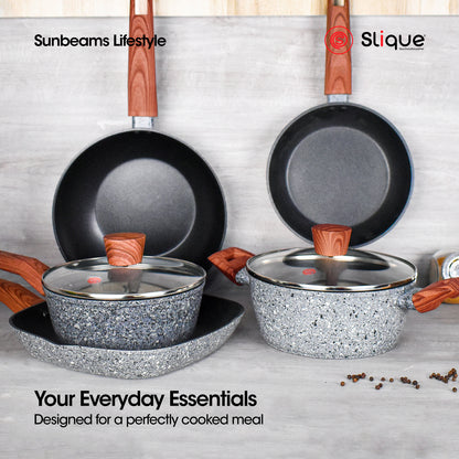 SLIQUE Premium Granite Dutch Oven 20cm/22cm