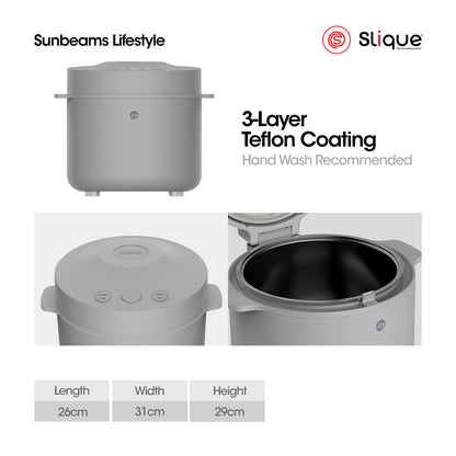 SLIQUE Rice Cooker Perfect for Home and Kitchen Dining